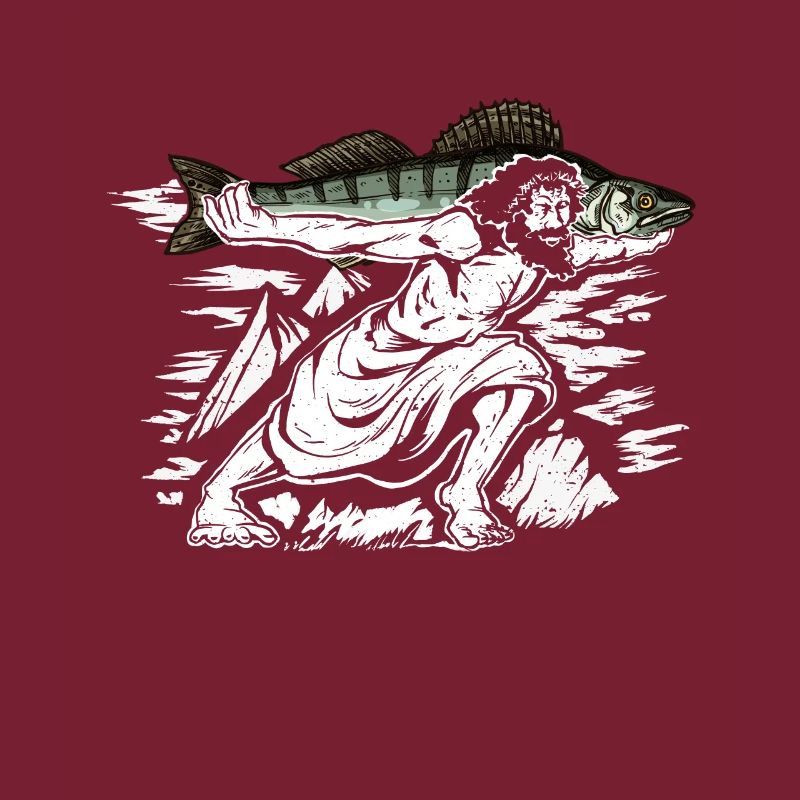 Jesus Trägt Einen Zander - Zanderjäger