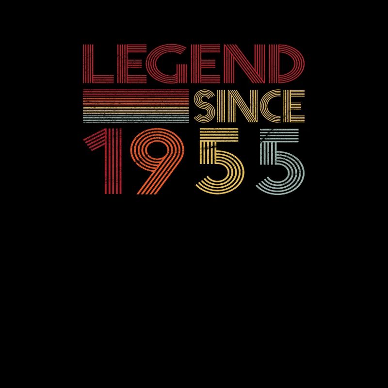 1955 Birthday Legend since Retro Vintage