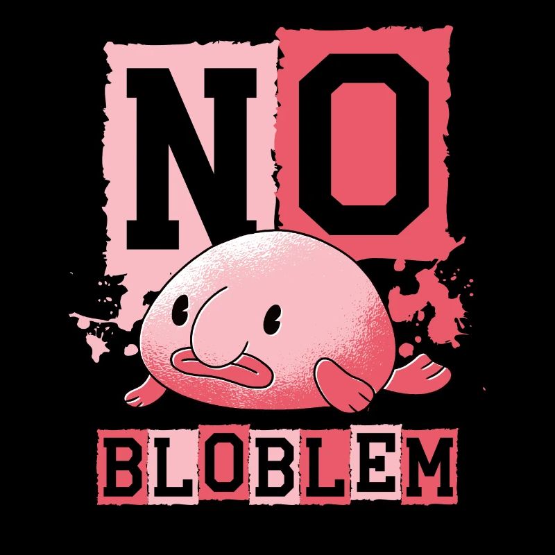 Pas de poisson blob Bloblem Poisson d’eau profonde Moche