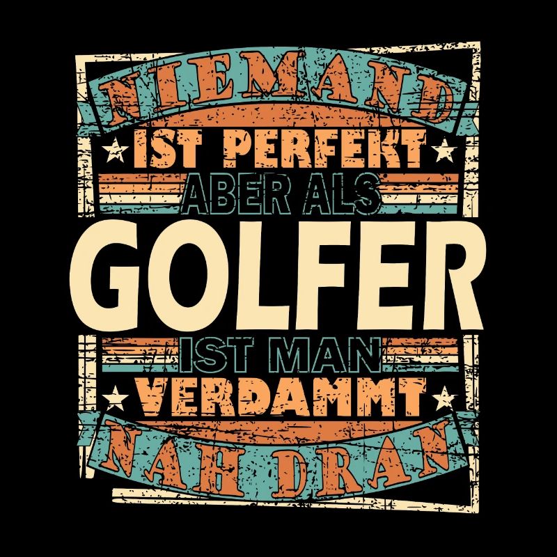 Golf Golfer Golfschläger Golfball Geschenk