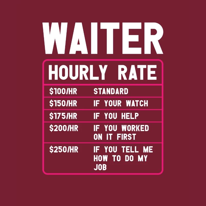 Waitress Bartender Waiter Server