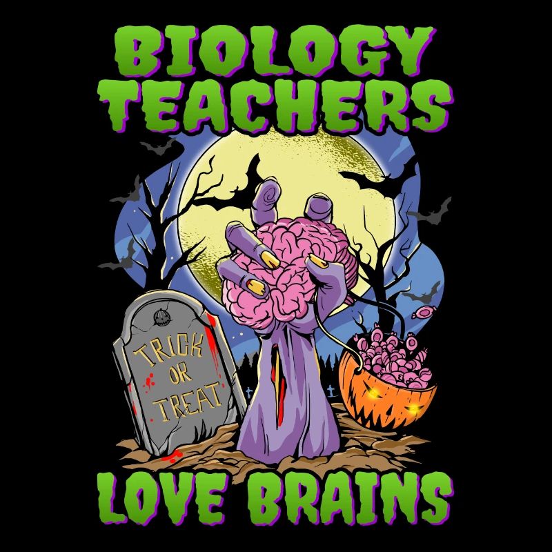 Biologielehrer Lieben Halloween-Lehrer