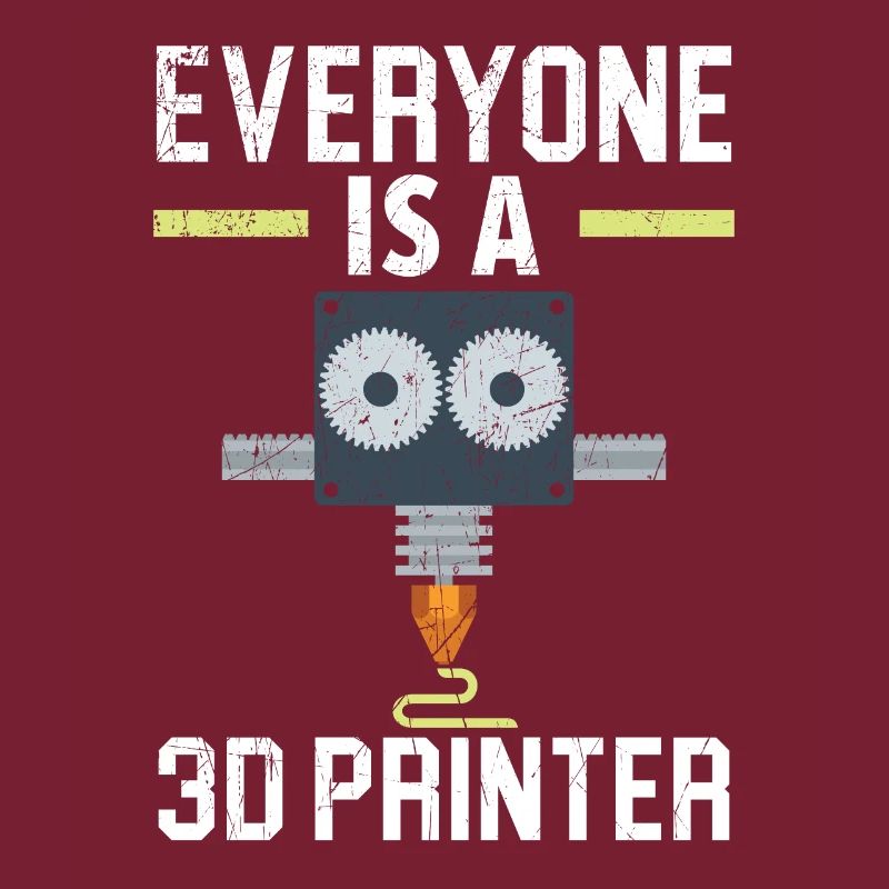 Jeder ist ein 3D-Drucker, Machinist, CNC-Programmi