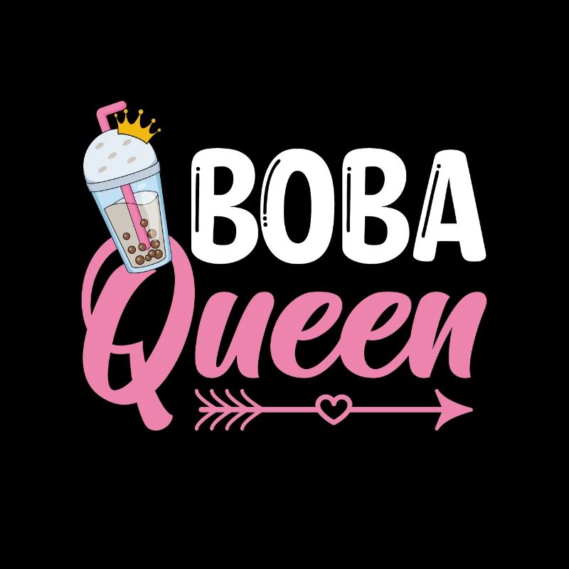 Boba Queen Bubble Tea Liebhaber Boba Tee Trinker