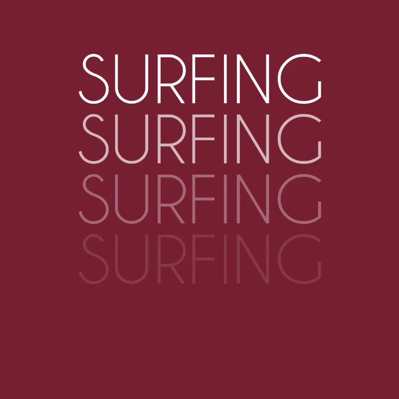 Lettrage de surf
