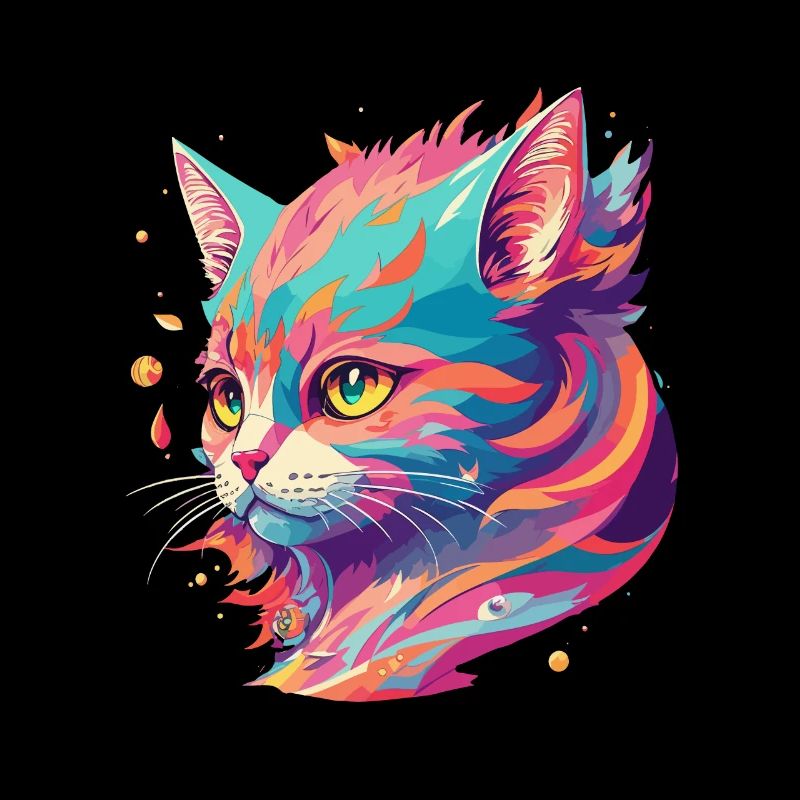 Cartoon Cat Cadeau mignon avec l’amour de chat