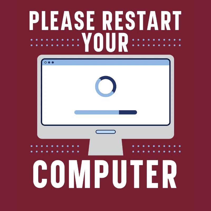 Please Restart Your Computer Coding Tech Support