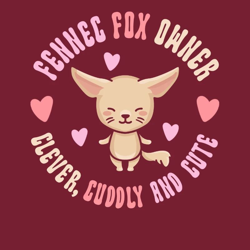 Fennec Fox Propriétaire Clever Cuddly mignon