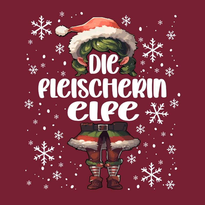 Weihnachtsoutfit Fleischerin Wichtel