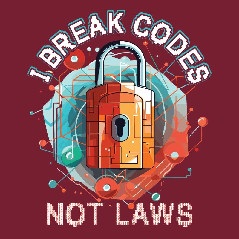 Cybersecurity Art Hacking Liebhaber Computer Nerd