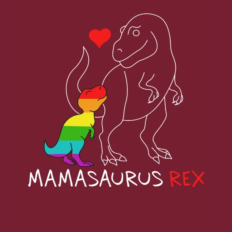 Mamasaurus Rex | Mutter | Neue Mama Regenbogen queer