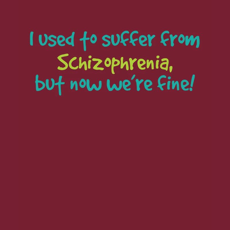Sensibilisation à la schizophrénie TShirt Design J’avais l’habitude de