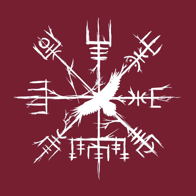 Vegvisir corbeau
