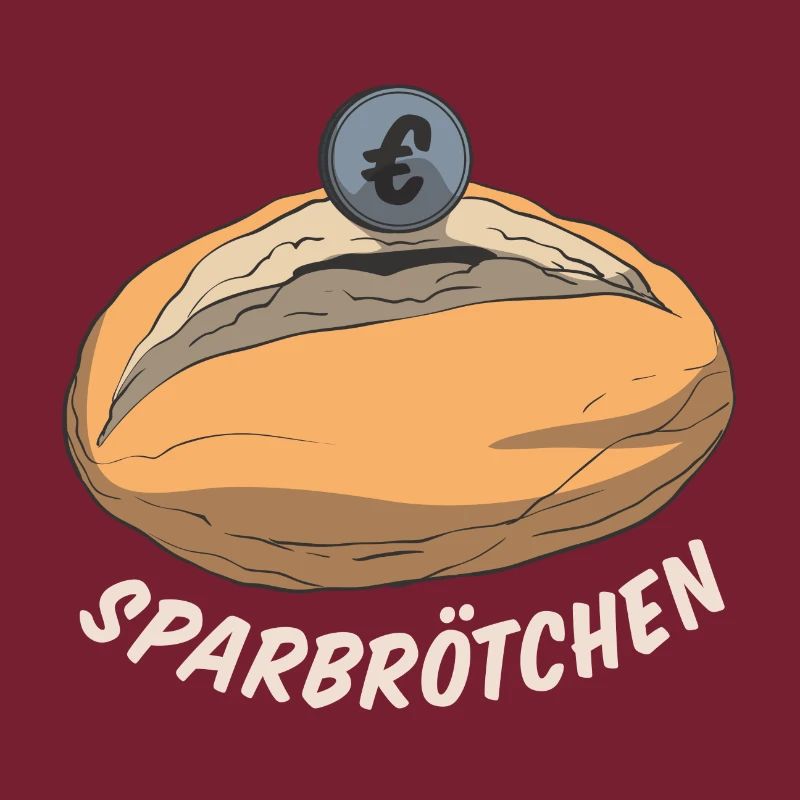Sparbrötchen Sparschwein Semmel
