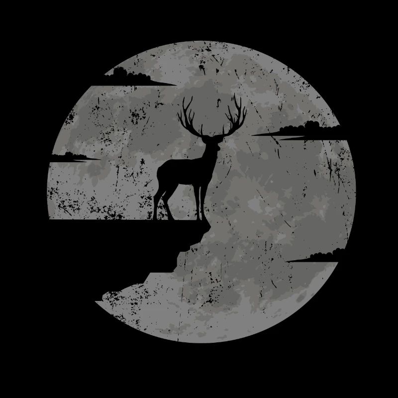 Jäger Waldarbeiter Förster Jagd Hirschgeweih Forst