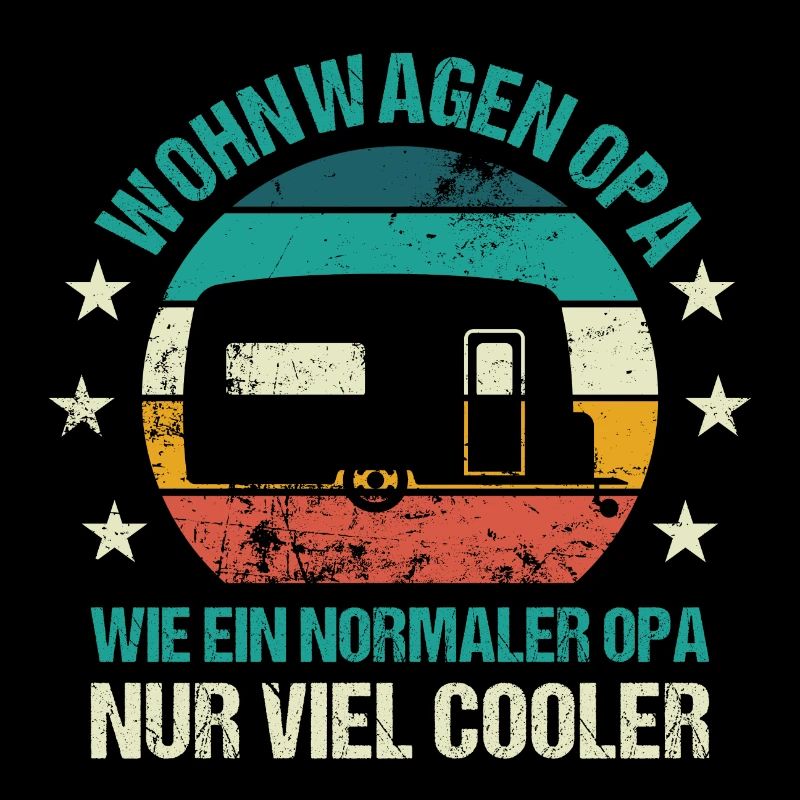 Camping Wohnwagen Opa Camper