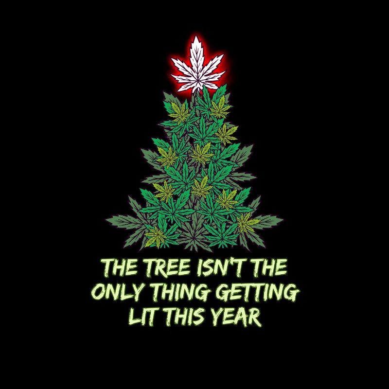 Arbre de Noël Weed Cannabis Marijuana Chanvre