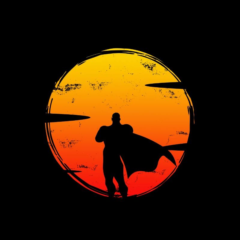 Super-héros volant invisible