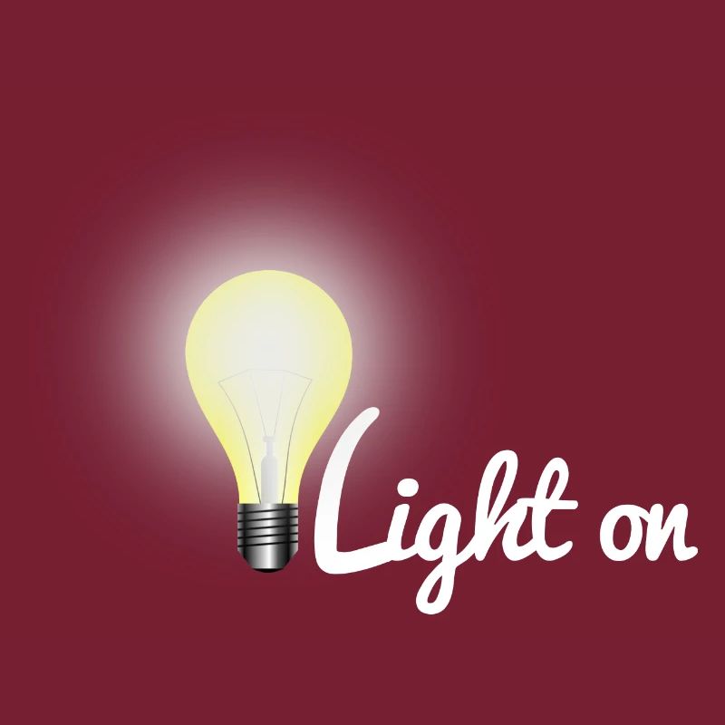 Light on light bulb