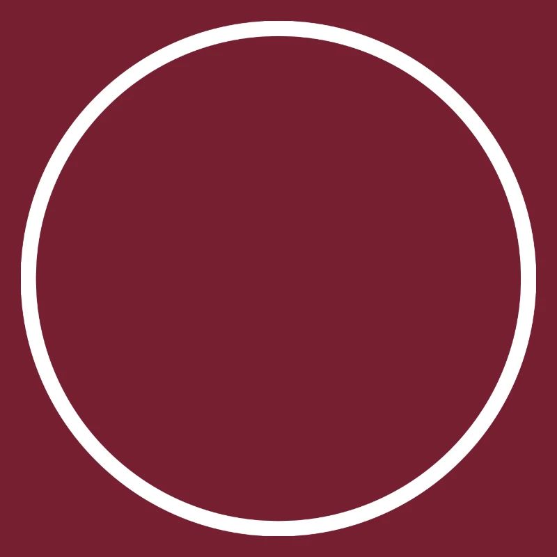 Cercle rond blanc