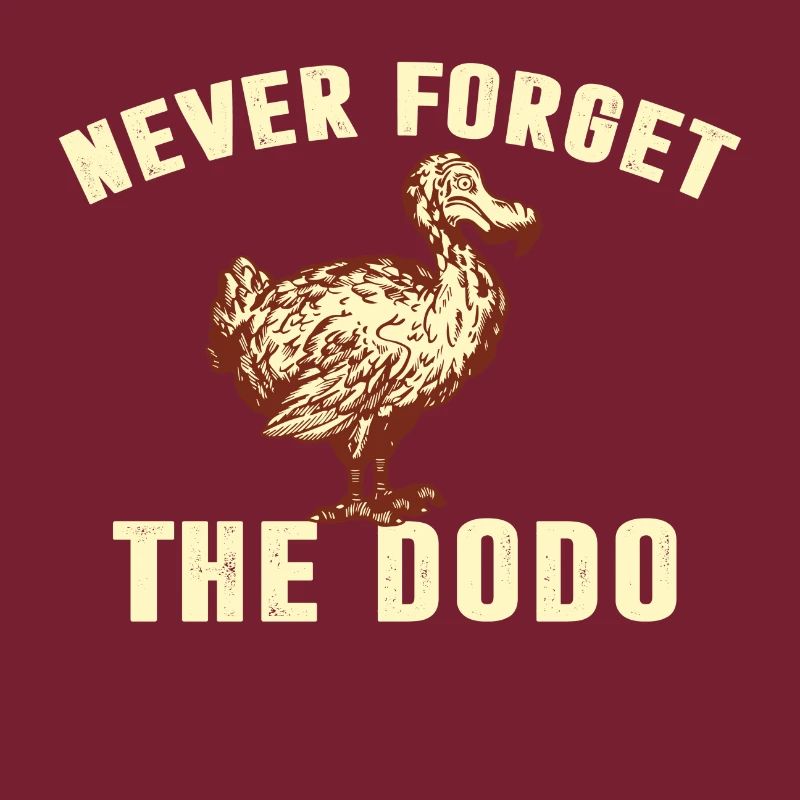 never forget the dodo vergesst nicht dodo vogel