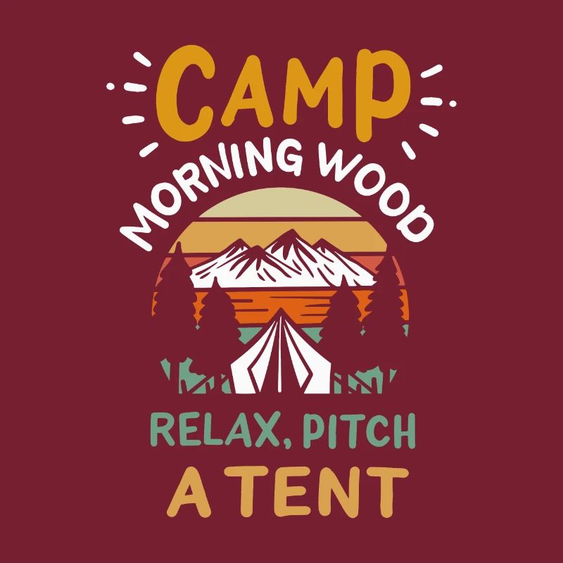 Camping Camp Morning Wood
