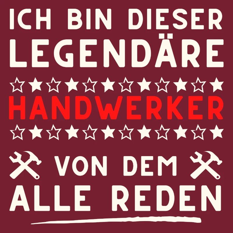 legendäre handwerker spruch geschenk idee
