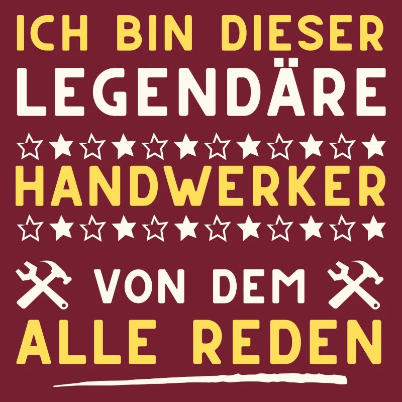 legendäre handwerker spruch geschenk idee