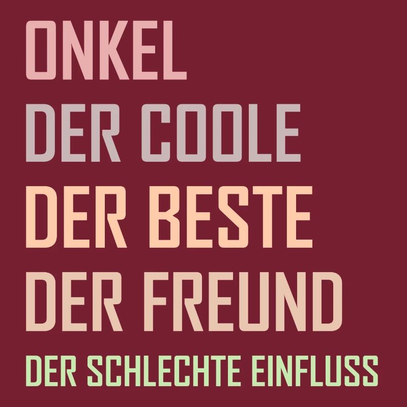 Onkel Der Coole Beste Freund Schlechte Einfluss
