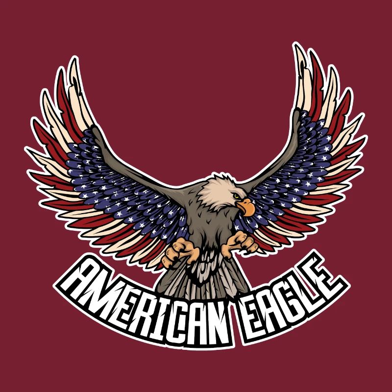Eagle Tee For Bird Lovers With A Unique