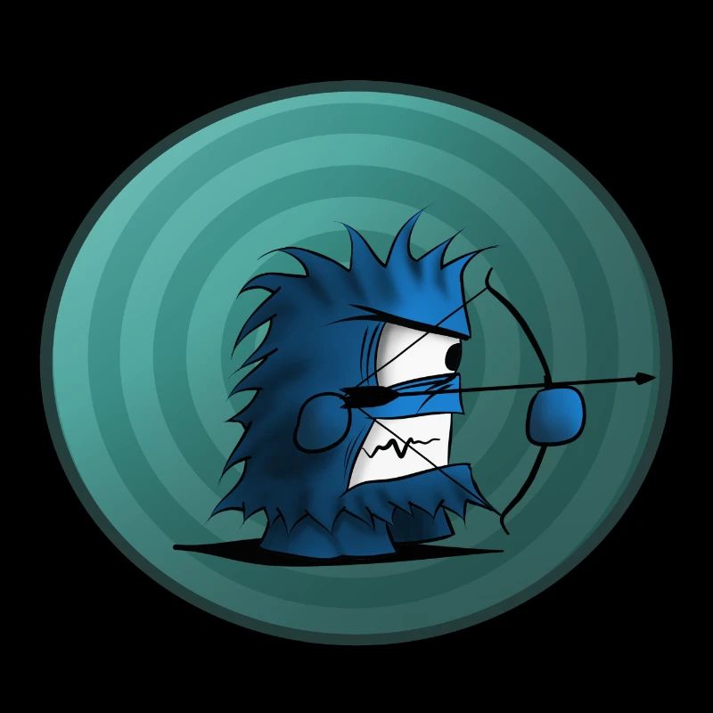 Bogenschießen Bogenschiessen Cartoon Comic