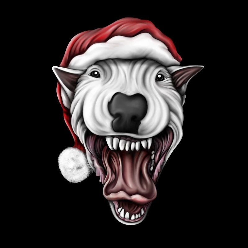 Bullterrier Santa