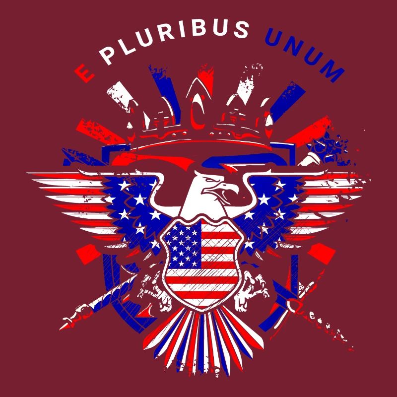 A beautiful American eagle design