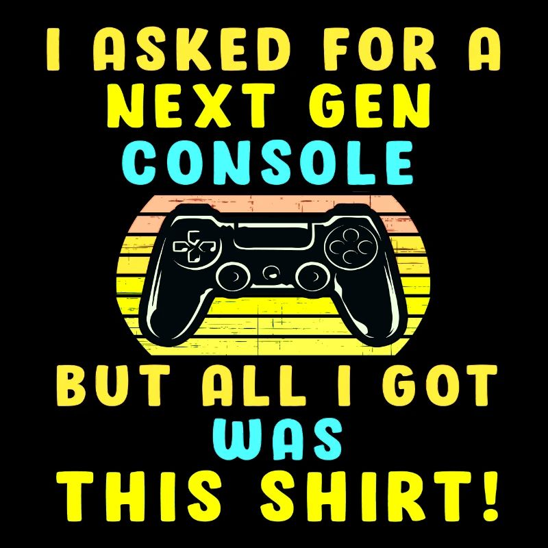 Gamer Gaming Controller Geschenk gameover