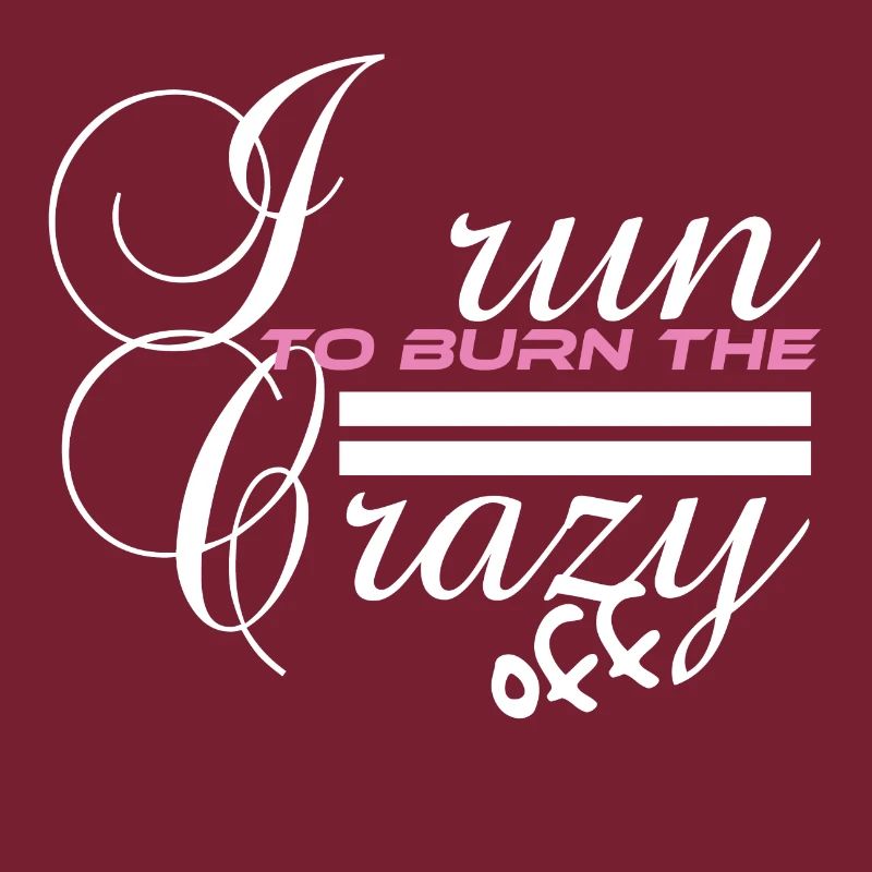 Nice Running Tee For Runners With Saying "I Run