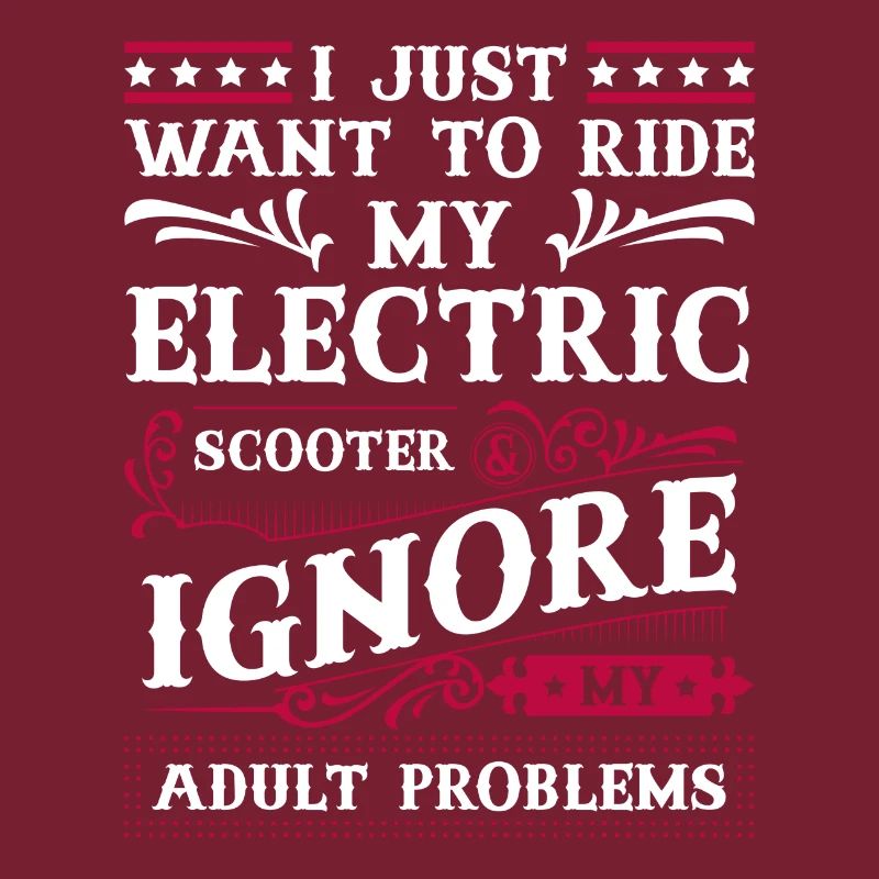 Rollerfahrer Elektrisch E-Roller Ladestation