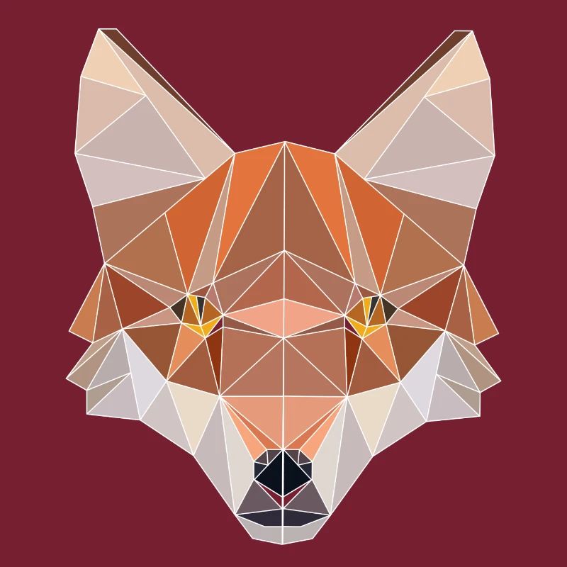 Tshirt polygonal Design Symmetrical Triangular