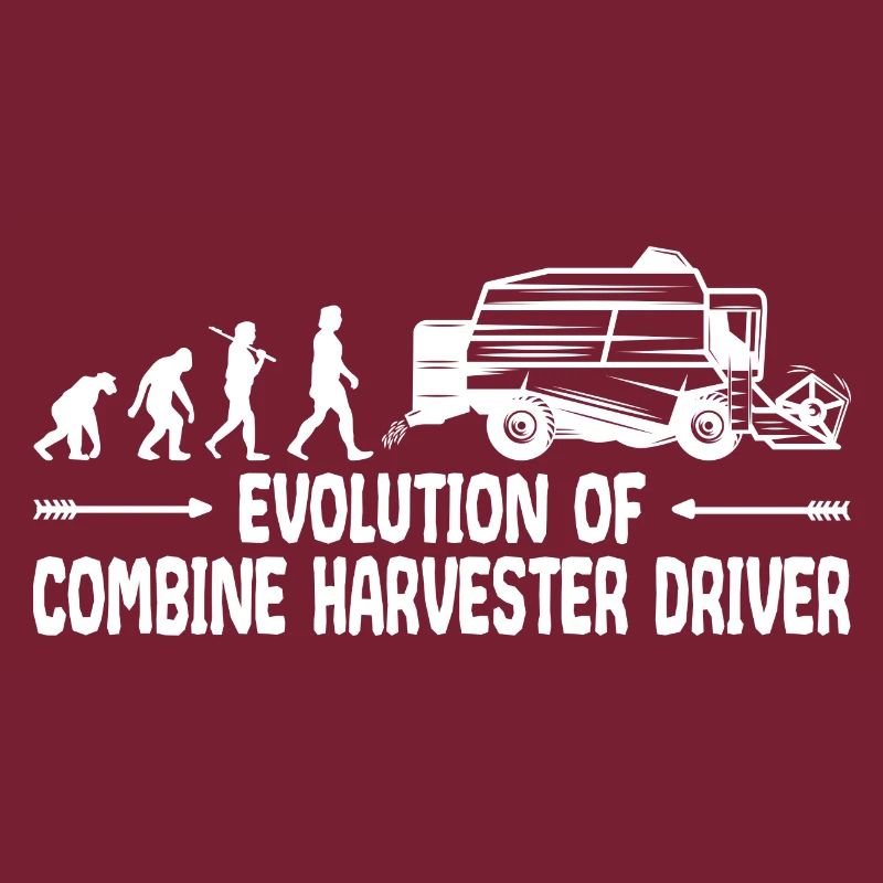 Combinez Grain Farmer Evolution Funny