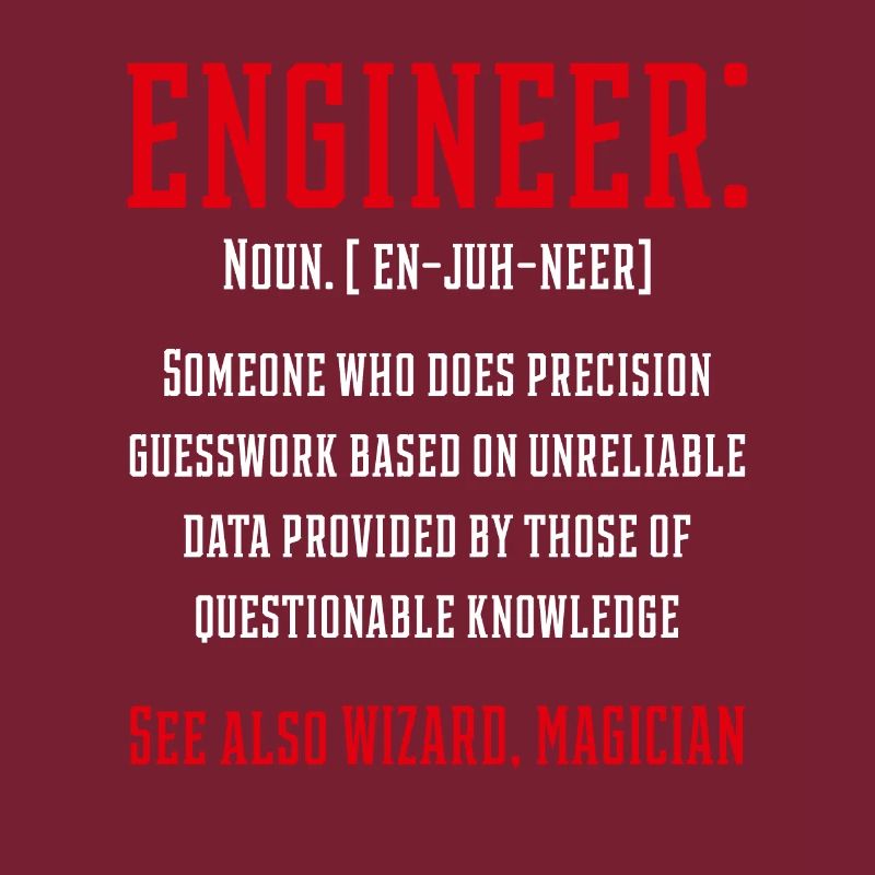 Engineer Funny Definition - Jobs Geschenk Beruf