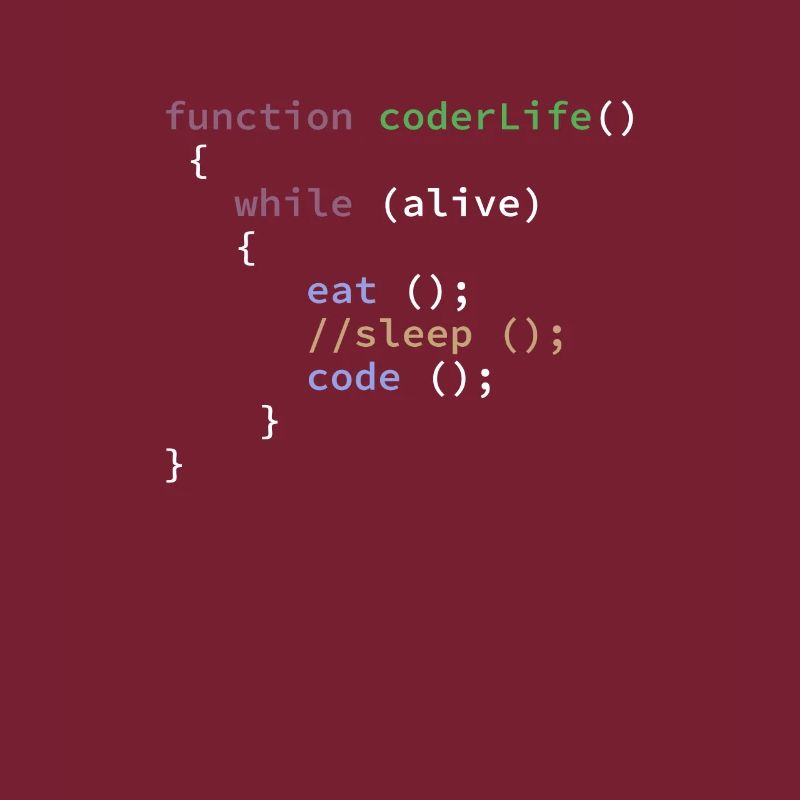 Lustiger Programmierer Life Function