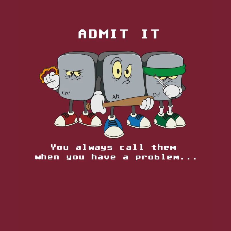 Informatiker Programmierer Strg Alt Entf Computer