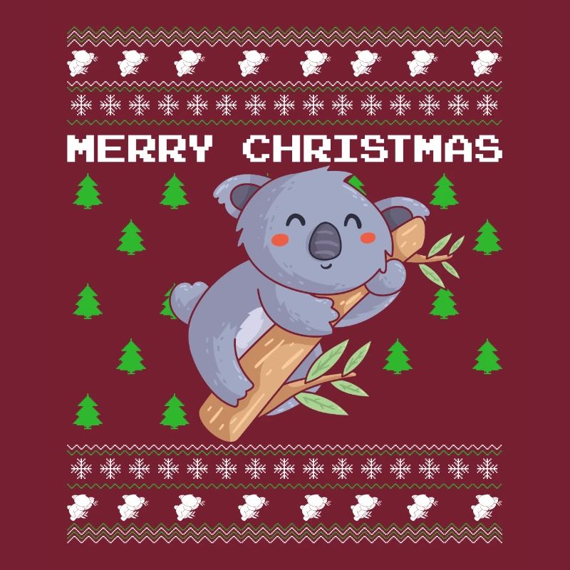 Pull de Noël moche Koala