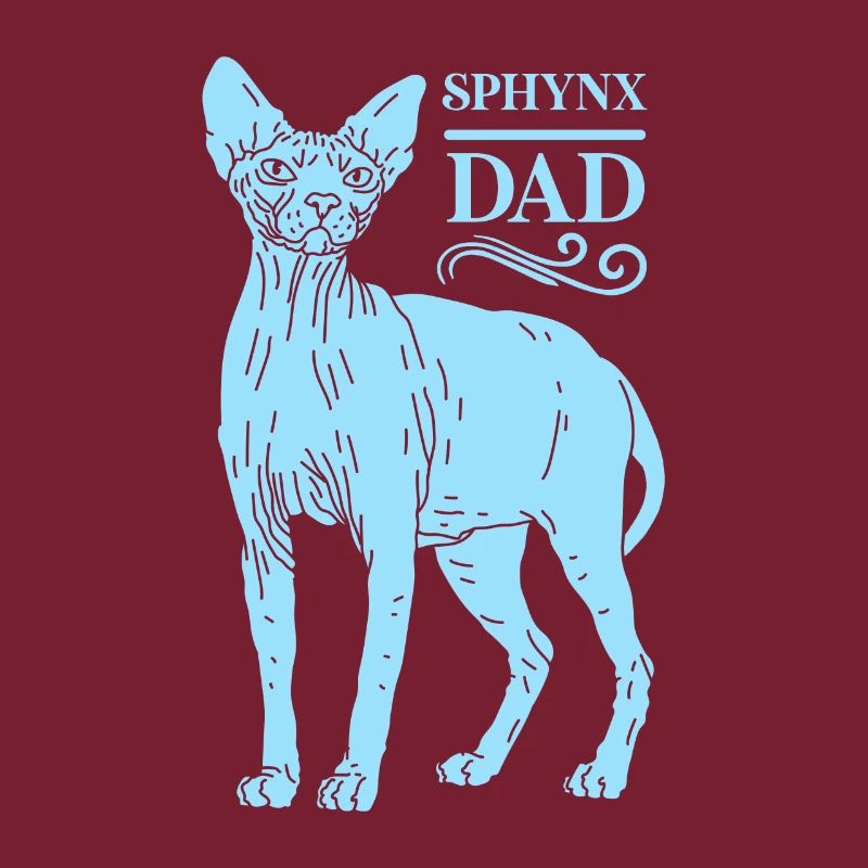 Sphynx Dad Sphynx Cat Sphinx Cat Gift