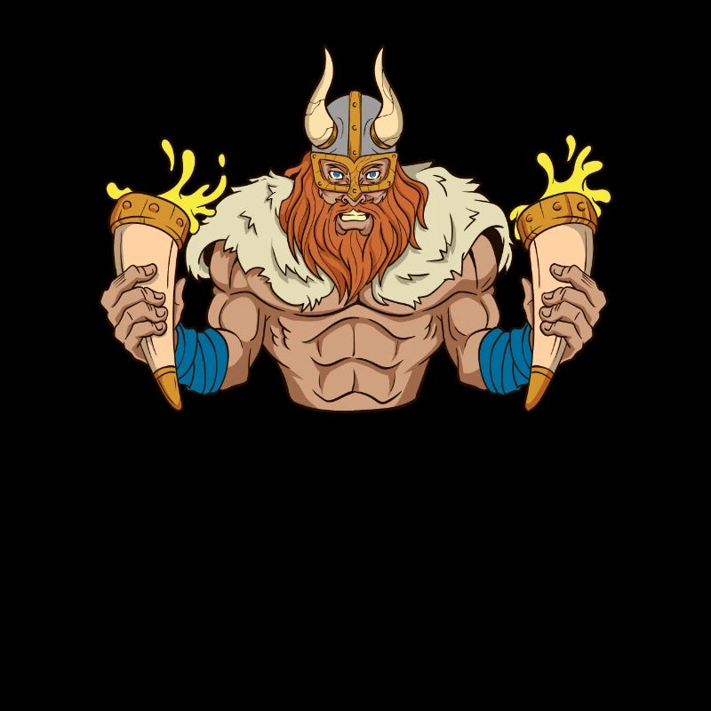 Vikings with drinking horns