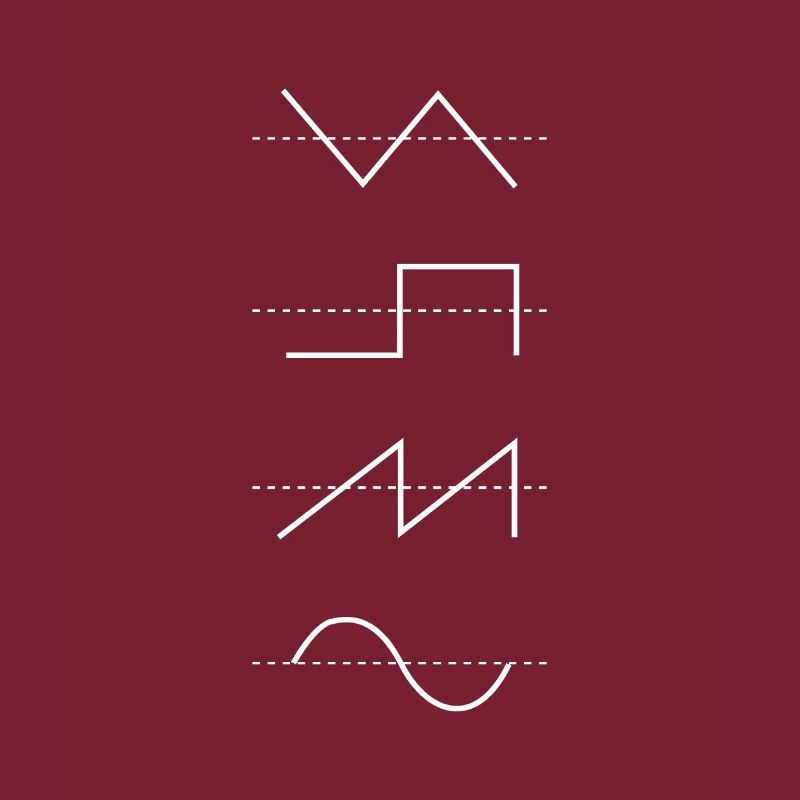 Synthesizer Techno Waveform Synth Nerd