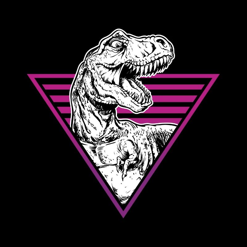 Dinosaurs T Rex Extinct Dinosaurs Vaporwave