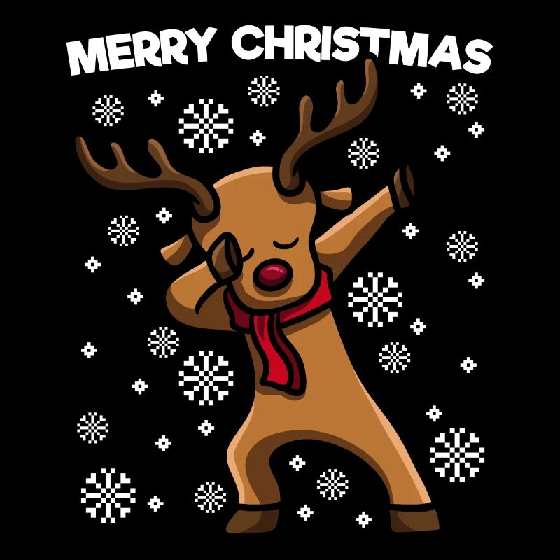Dabbing Weihnachtsmann Merry Christmas
