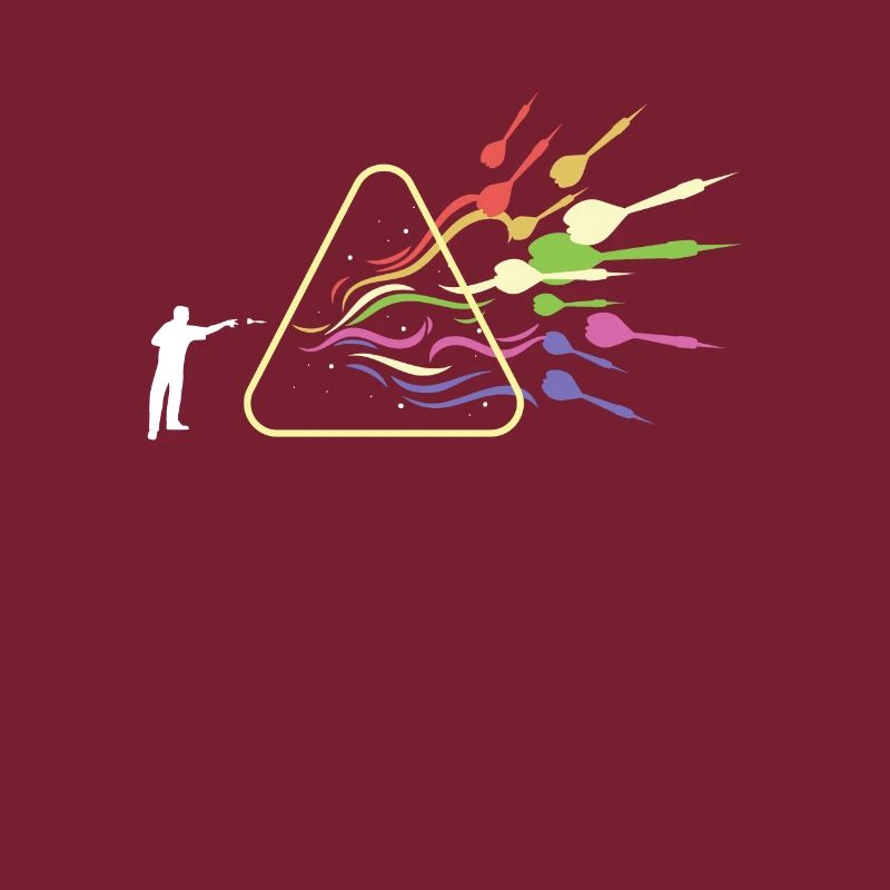 Dart Prism Rainbow Light Funny Physics