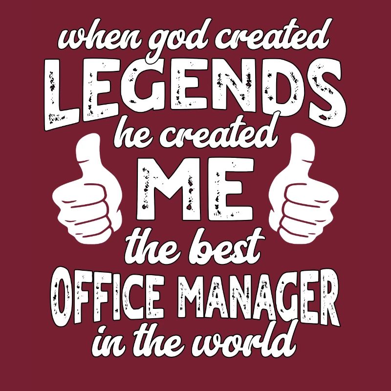 Best Office Manager Legend