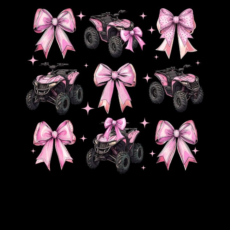 Coquette Bogen Atv Quad 4 Wheeler Mädchen Mama